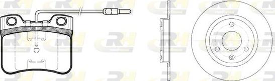 Roadhouse 8247.02 - Дисковый тормозной механизм, комплект autosila-amz.com