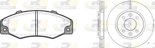 Roadhouse 8220.00 - Дисковый тормозной механизм, комплект autosila-amz.com