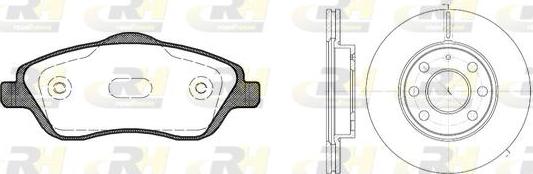 Roadhouse 8774.06 - Дисковый тормозной механизм, комплект autosila-amz.com