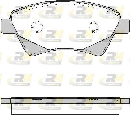 Roadhouse 2976.20 - Тормозные колодки, дисковые, комплект autosila-amz.com