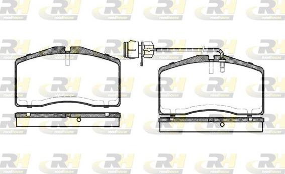 Roadhouse 2448.12 - Колодки тормозные дисковые autosila-amz.com