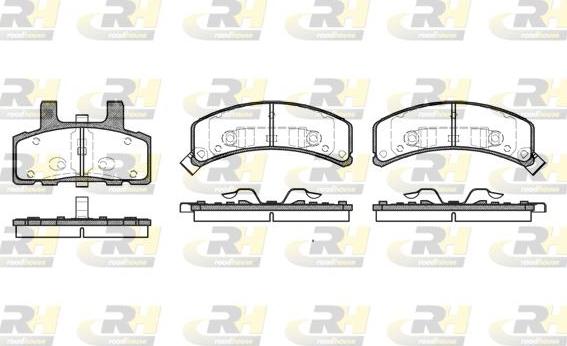 Roadhouse 2552.32 - Тормозные колодки, дисковые, комплект autosila-amz.com