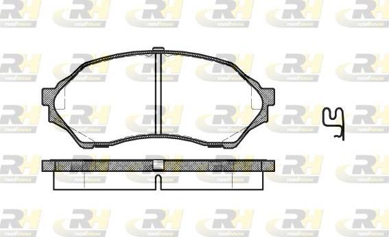 Roadhouse 2699.00 - Тормозные колодки, дисковые, комплект autosila-amz.com