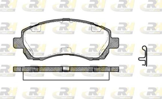 Roadhouse 2647.02 - Тормозные колодки, дисковые, комплект autosila-amz.com