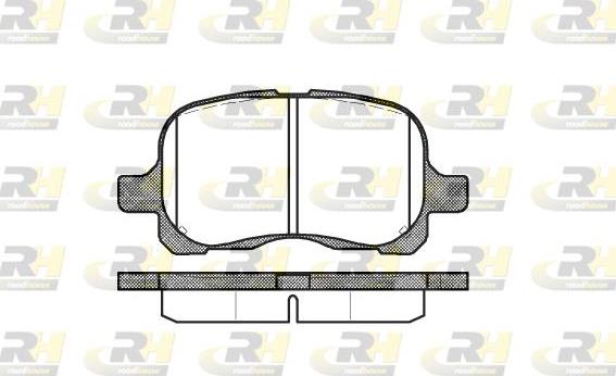 Roadhouse 2652.00 - Тормозные колодки, дисковые, комплект autosila-amz.com