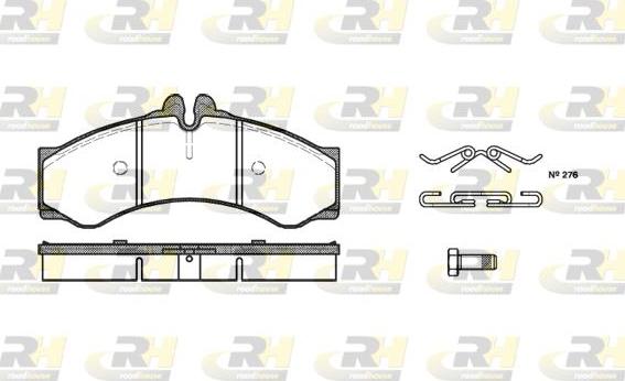 Roadhouse 2614.00 - Тормозные колодки, дисковые, комплект autosila-amz.com