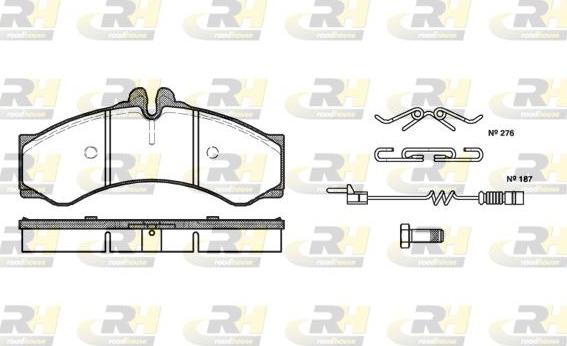 Roadhouse 2614.02 - Тормозные колодки, дисковые, комплект autosila-amz.com