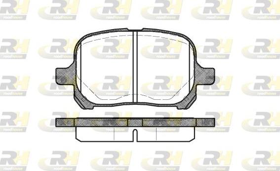 Roadhouse 2621.00 - Тормозные колодки, дисковые, комплект autosila-amz.com