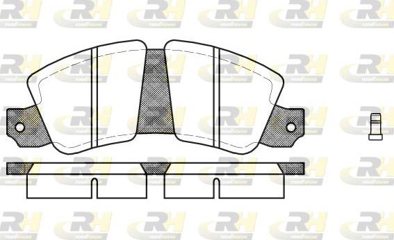 Roadhouse 2023.02 - Тормозные колодки, дисковые, комплект autosila-amz.com