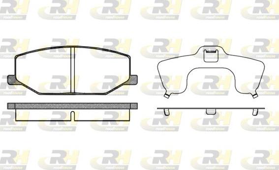 Roadhouse 2190.10 - Тормозные колодки, дисковые, комплект autosila-amz.com