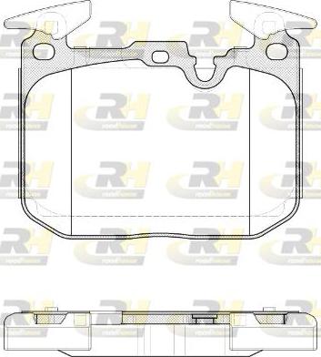 Roadhouse 21491.10 - Тормозные колодки, дисковые, комплект autosila-amz.com