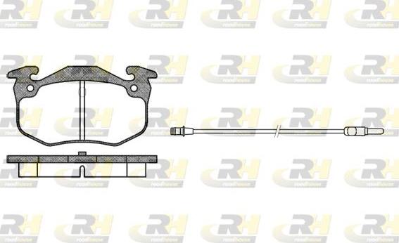 Roadhouse 2144.92 - Тормозные колодки, дисковые, комплект autosila-amz.com