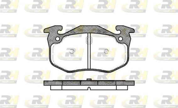 Roadhouse 2144.06 - Тормозные колодки, дисковые, комплект autosila-amz.com