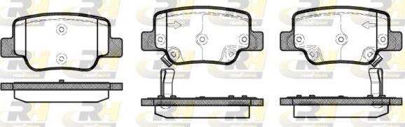 Roadhouse 21452.02 - Тормозные колодки, дисковые, комплект autosila-amz.com