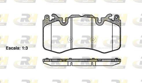 Roadhouse 21410.00 - Тормозные колодки, дисковые, комплект autosila-amz.com