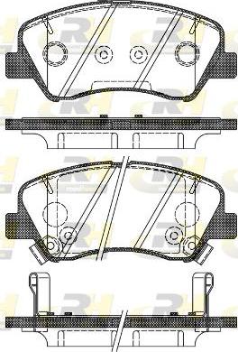 Roadhouse 21488.02 - Тормозные колодки, дисковые, комплект autosila-amz.com