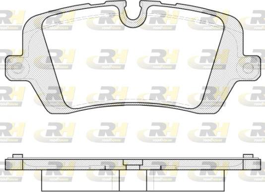 Roadhouse 21541.00 - Тормозные колодки, дисковые, комплект autosila-amz.com