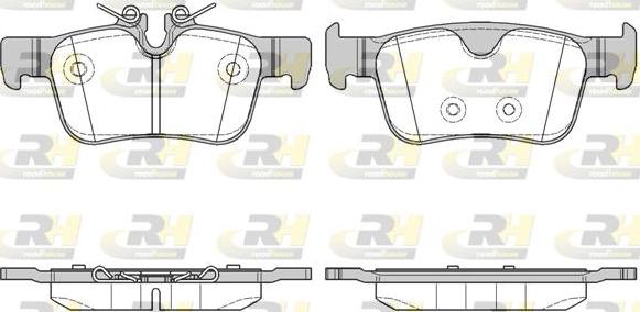 Roadhouse 21551.10 - Тормозные колодки, дисковые, комплект autosila-amz.com