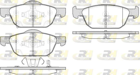 Roadhouse 21552.02 - Тормозные колодки, дисковые, комплект autosila-amz.com