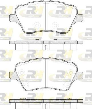 Roadhouse 21514.00 - Тормозные колодки, дисковые, комплект autosila-amz.com