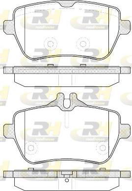 Roadhouse 21535.00 - Тормозные колодки, дисковые, комплект autosila-amz.com