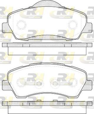 Roadhouse 21530.00 - Тормозные колодки, дисковые, комплект autosila-amz.com