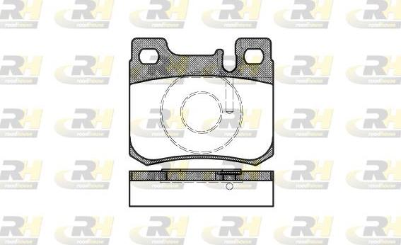 Roadhouse 2157.20 - Колодки торм.дисковые autosila-amz.com