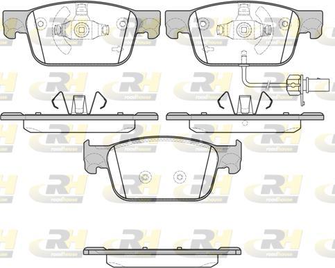 Roadhouse 21692.01 - Тормозные колодки, дисковые, комплект autosila-amz.com