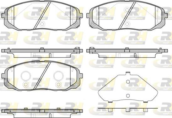 Roadhouse 21647.12 - Тормозные колодки, дисковые, комплект autosila-amz.com