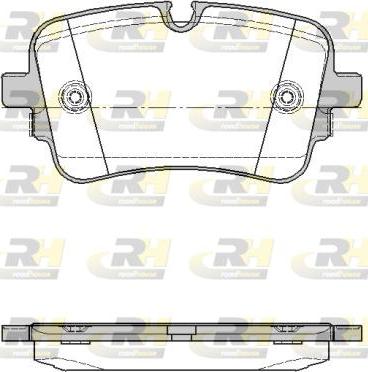 Roadhouse 21668.10 - Тормозные колодки, дисковые, комплект autosila-amz.com