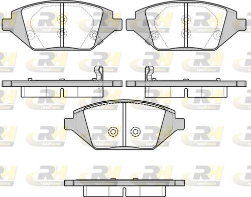 Roadhouse 21686.02 - Тормозные колодки, дисковые, комплект autosila-amz.com