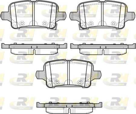 Roadhouse 21628.02 - Тормозные колодки, дисковые, комплект autosila-amz.com