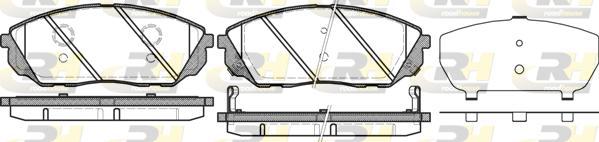 Roadhouse 21041.12 - Тормозные колодки, дисковые, комплект autosila-amz.com