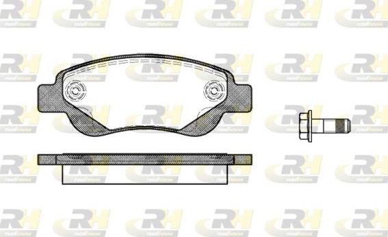 Roadhouse 21177.00 - Тормозные колодки, дисковые, комплект autosila-amz.com