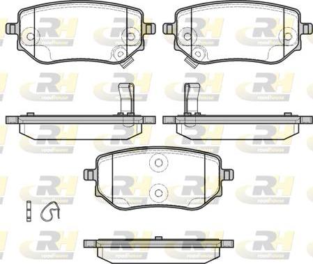 Roadhouse 21802.02 - Тормозные колодки, дисковые, комплект autosila-amz.com