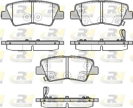 Roadhouse 21807.02 - Тормозные колодки, дисковые, комплект autosila-amz.com