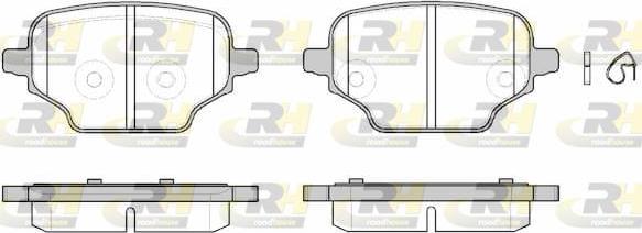 Roadhouse 21837.00 - Тормозные колодки, дисковые, комплект autosila-amz.com