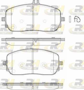 Roadhouse 21826.00 - Тормозные колодки, дисковые, комплект autosila-amz.com