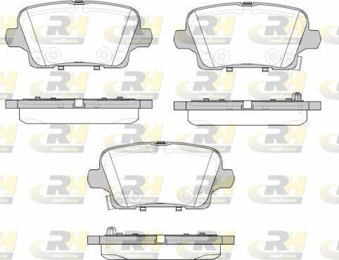 Roadhouse 21821.02 - Тормозные колодки, дисковые, комплект autosila-amz.com