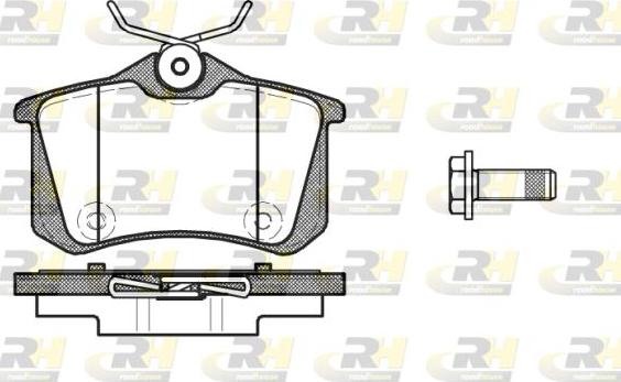 Roadhouse 21391.10 - Тормозные колодки, дисковые, комплект autosila-amz.com