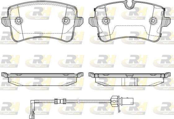 Roadhouse 21343.20 - Тормозные колодки autosila-amz.com