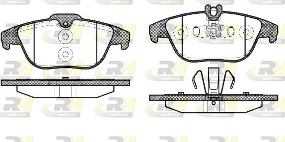 Roadhouse 21305.20 - Тормозные колодки, дисковые, комплект autosila-amz.com