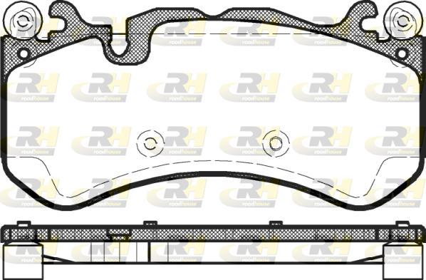 Roadhouse 21300.00 - Тормозные колодки, дисковые, комплект autosila-amz.com