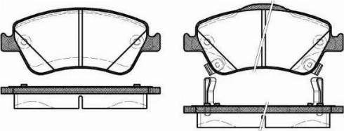 Alpha Brakes HKP-TY-131 - Тормозные колодки, дисковые, комплект autosila-amz.com