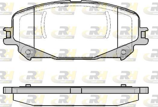 Roadhouse 21318.30 - Тормозные колодки, дисковые, комплект autosila-amz.com