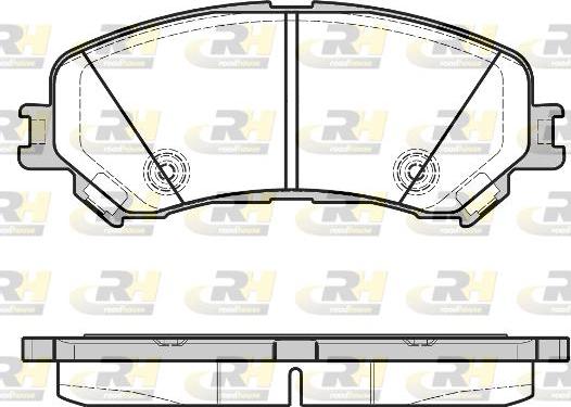 Roadhouse 21318.20 - Тормозные колодки, дисковые, комплект autosila-amz.com