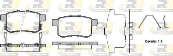 Roadhouse 21332.12 - Тормозные колодки, дисковые, комплект autosila-amz.com