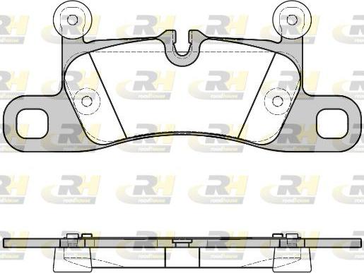 Roadhouse 21379.40 - Тормозные колодки, дисковые, комплект autosila-amz.com