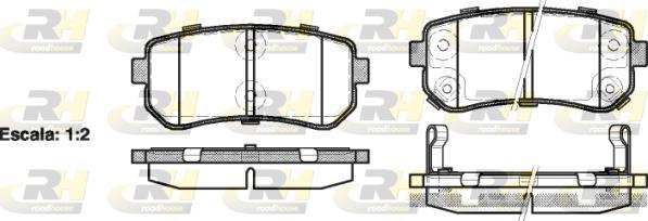 Roadhouse 21209.02 - Тормозные колодки, дисковые, комплект autosila-amz.com