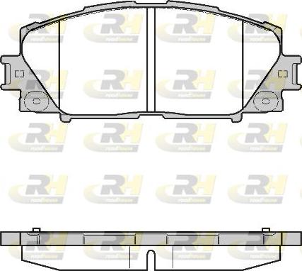 Roadhouse 21224.10 - Тормозные колодки, дисковые, комплект autosila-amz.com